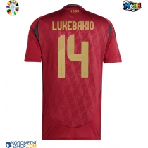 Moški Nogometni dresi Belgija Dodi Lukebakio #14 Domači EP 2024 Kratek Rokav